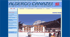 Desktop Screenshot of albergocanazei.it