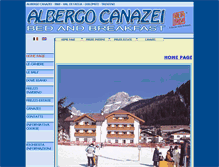 Tablet Screenshot of albergocanazei.it